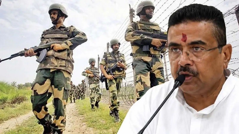সীমান্তে বেড়া দিতে বিএসএফকে ২৭ কিমি জমি দিলেন শুভেন্দু