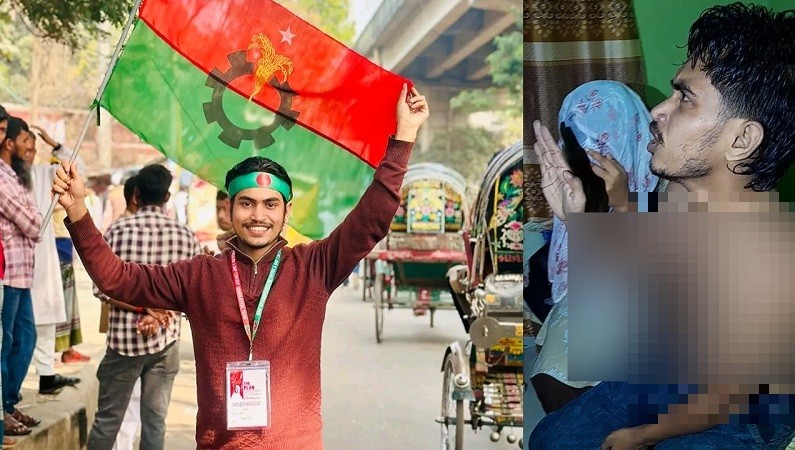 আপত্তিকর অবস্থায় ছাত্রদল নেতা আটক