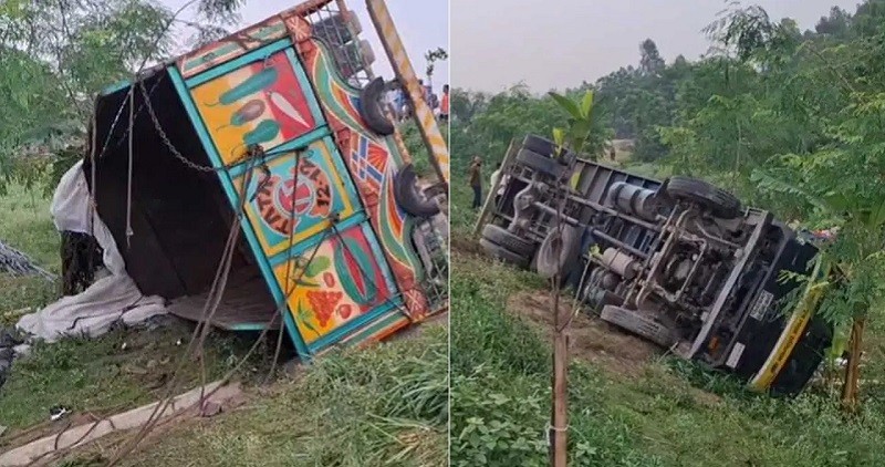 ভাড়া বাঁচাতে ট্রাকে যাত্রা, ৯ বন্ধুর মর্মান্তিক মৃত্যু