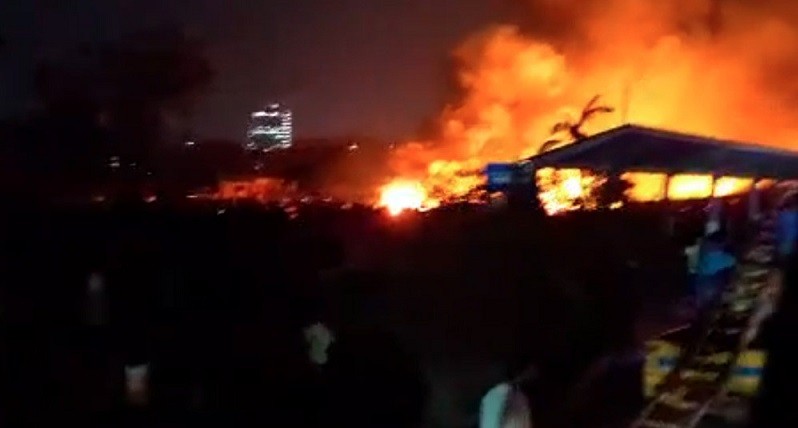 মিরপুরের কালশীতে আগুন