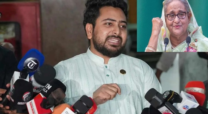 শেখ হাসিনা দেশে ফিরলে ফাঁসির দড়ি অপেক্ষা করছে: নাহিদ ইসলাম